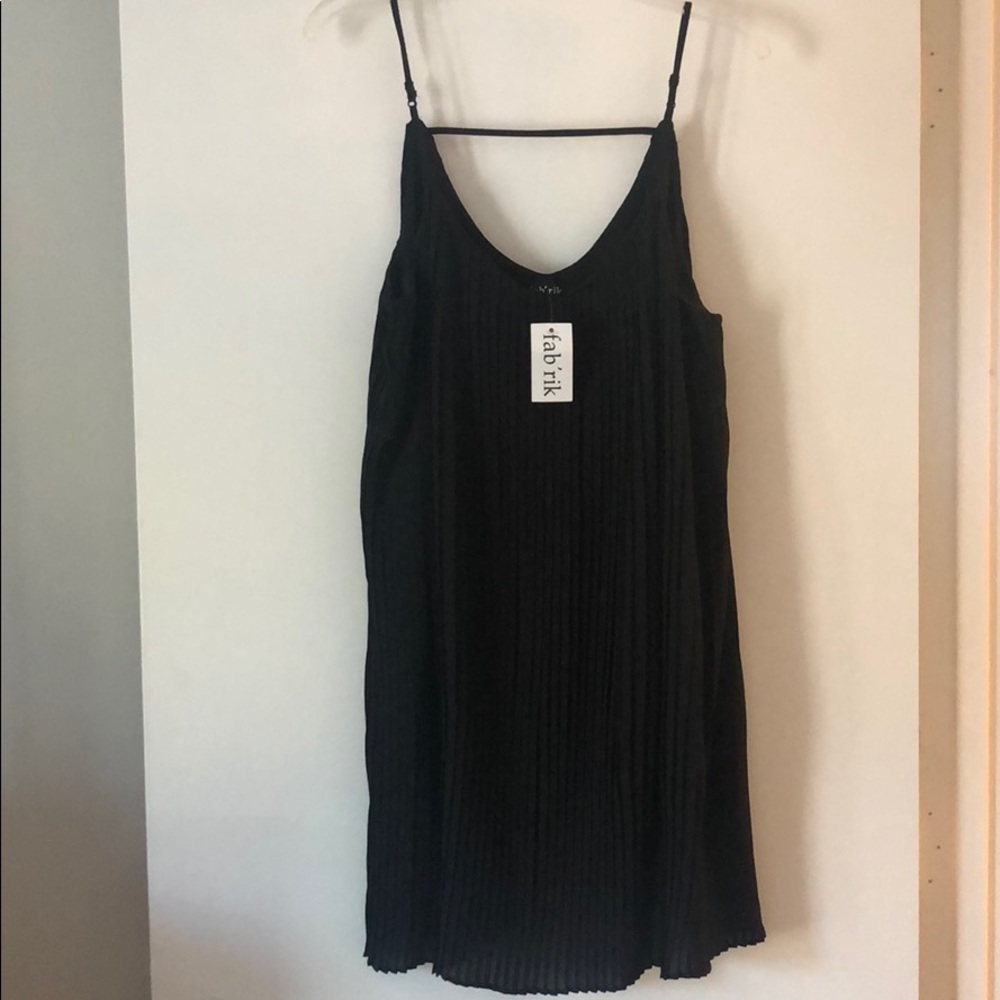 NWT Black Chiffon Dress